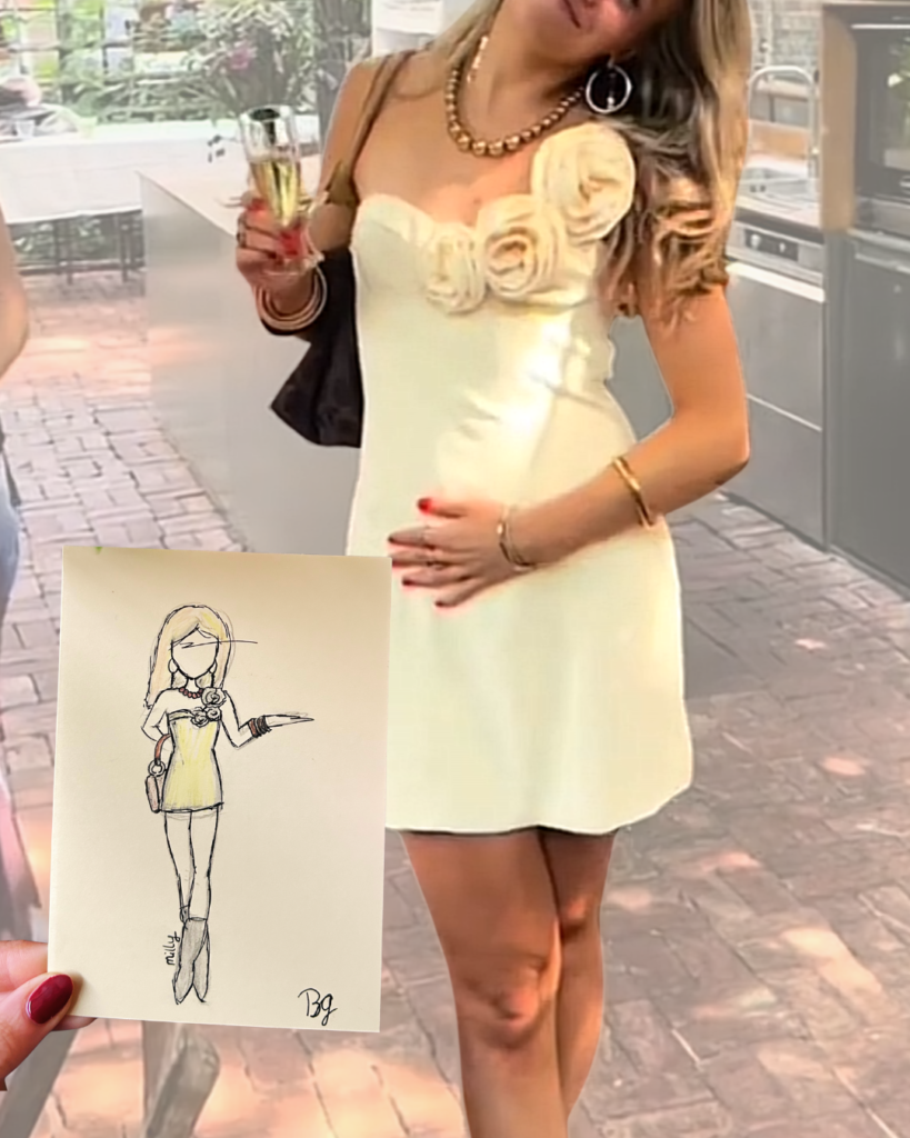 Live illustreren bruiloften